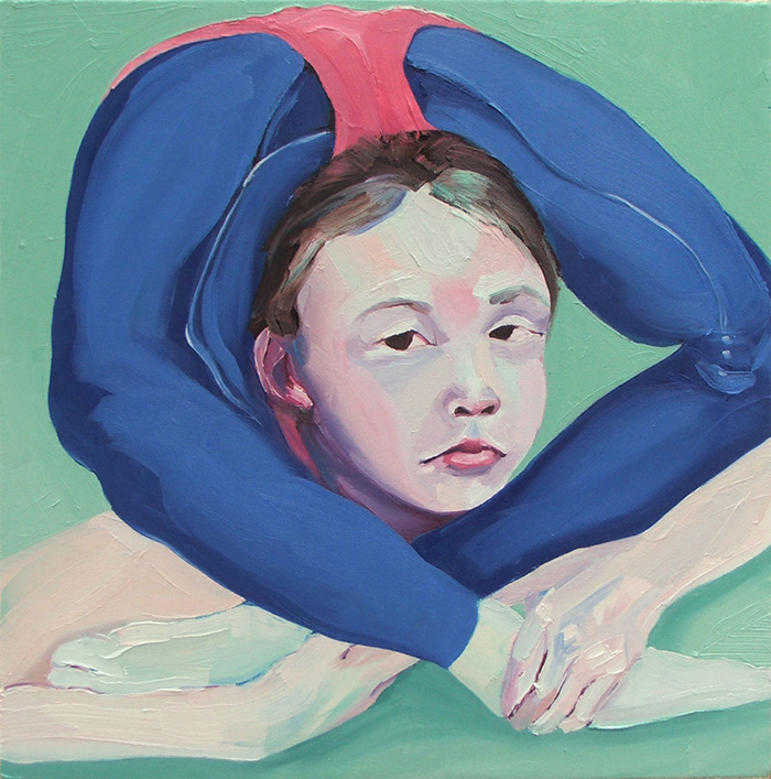rubber girl 2, 2008, 50x50cm
